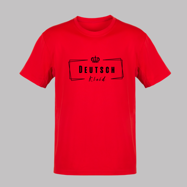 Red Colour tshirt for men