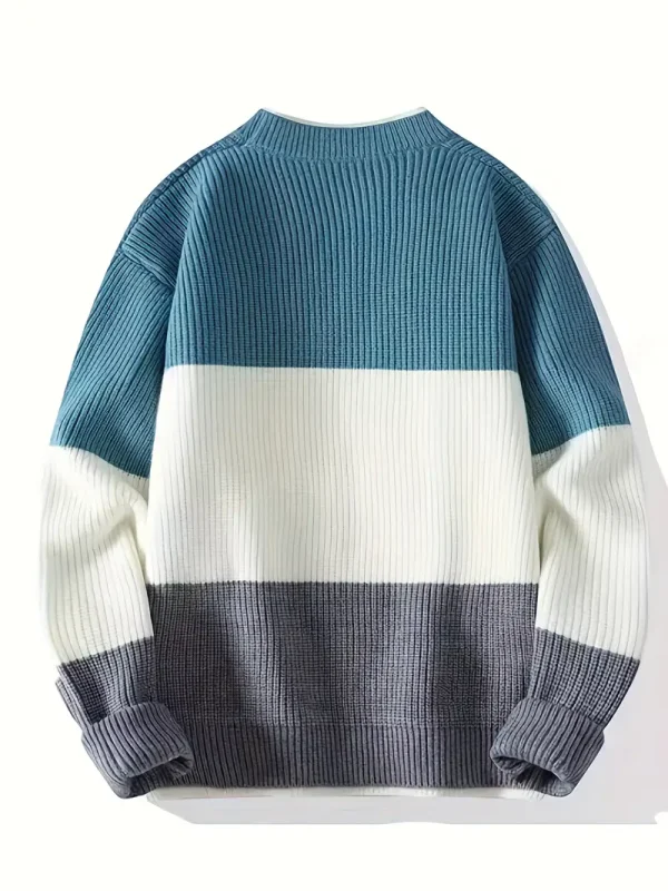 Men's sky blue sweatshirt by Deutsch Kleid, featuring a soft cotton blend and relaxed fit.