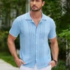 Vintage Men's Tshirt. light blue tshirt,